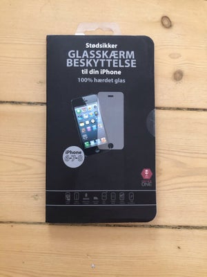 Skærmbeskyttelse, t. iPhone, iPhone 6s, 6, Perfekt, Hærdet glas, Nyt og uåbnet, 