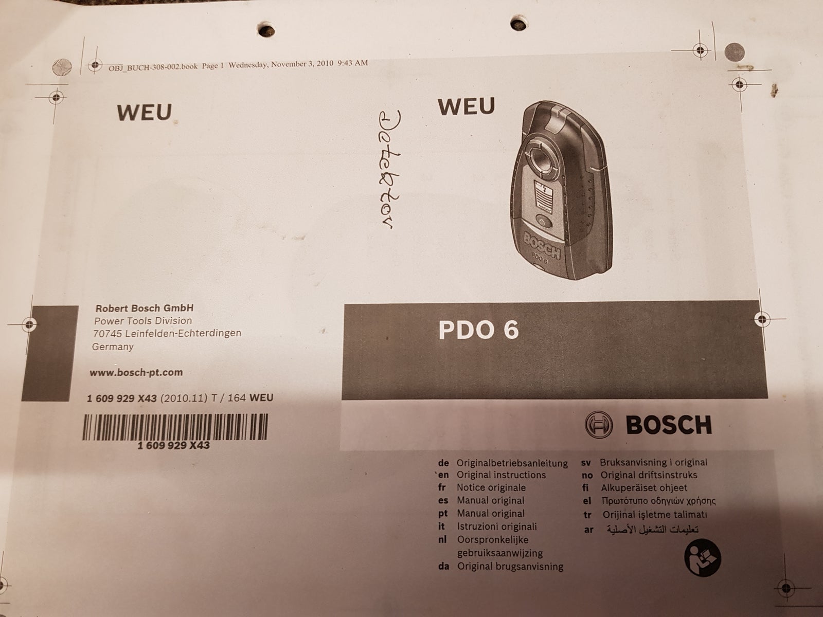 Bosch Detektor/Vægskanner –  – Køb og Salg af Nyt og Brugt