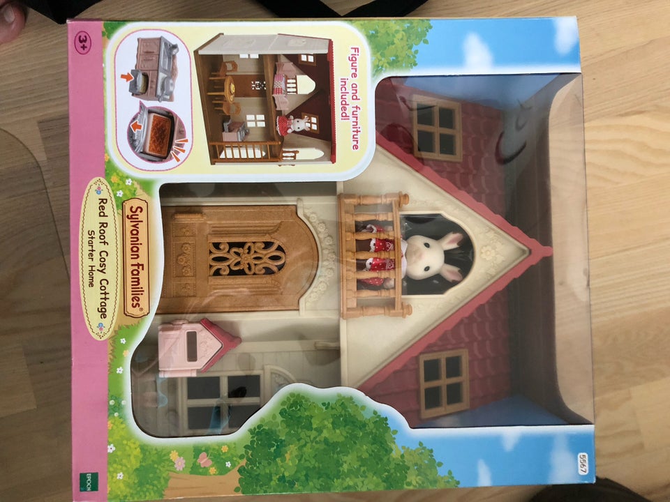 Sylvanian, lille hus med en kanin figur