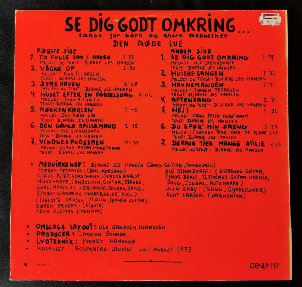 LP, SOLGT Den Røde Lue, Se Dig Godt Omkring (Sange For Børn og