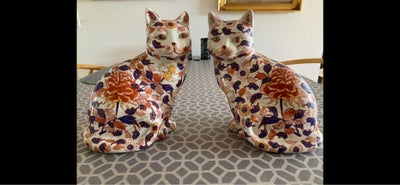 Porcelæn, 2 katte, 2 katte i porcelæn 