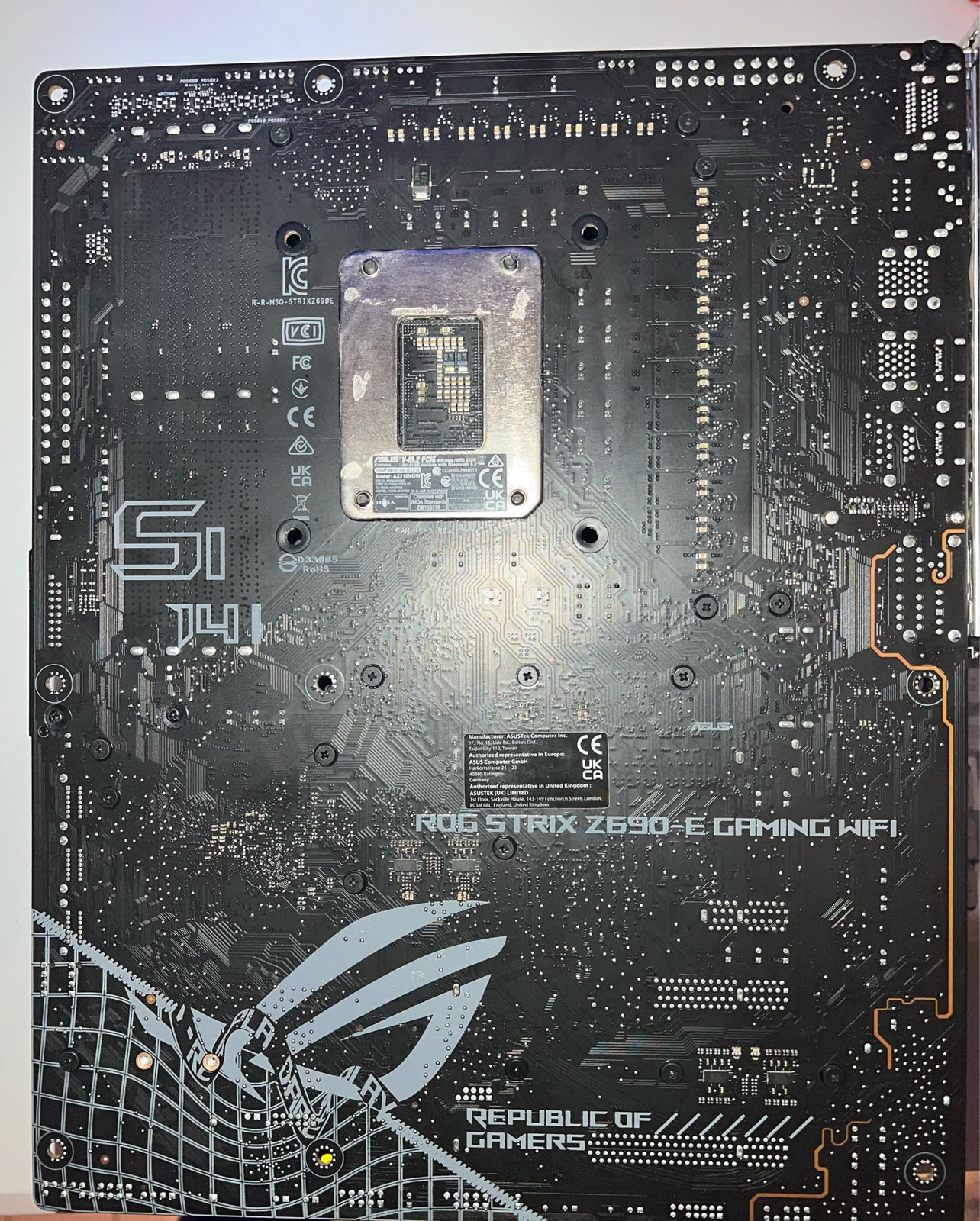 Rog Strix Z690-E Motherboard /I9 12th Gen CPU , Asus/Intel,