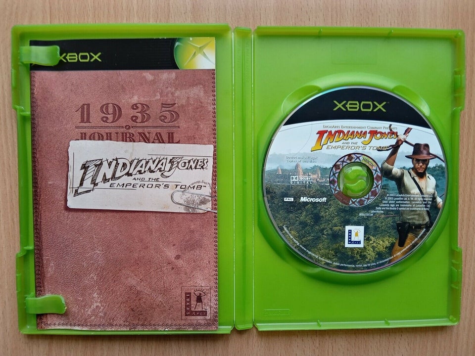 Indiana Jones and the Emperors Tomb, Xbox, adventure
