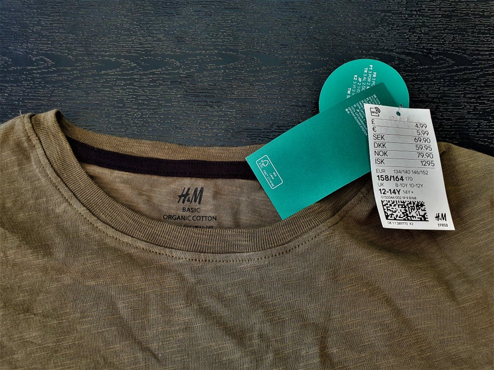T-shirt, med lange ærmer, H&M