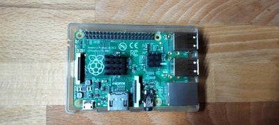 Gadget, Raspberry Pi 1 B+, God, Sælges Raspberry Pi 1 Model B+ med køleribber og kasse i god stand. 