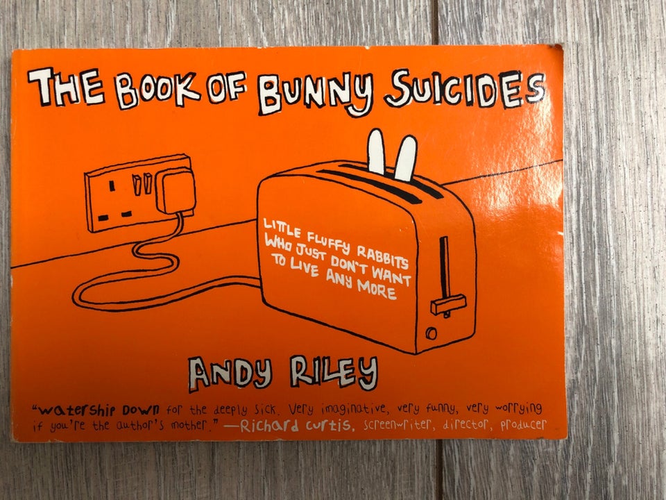 The book of bunny suicides, Andy Riley, Tegneserie