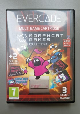 Morphcat Games Collection 1, Evercade, Morphcat Games Collection 1 sælges. 

Testet og virker. 

Kan