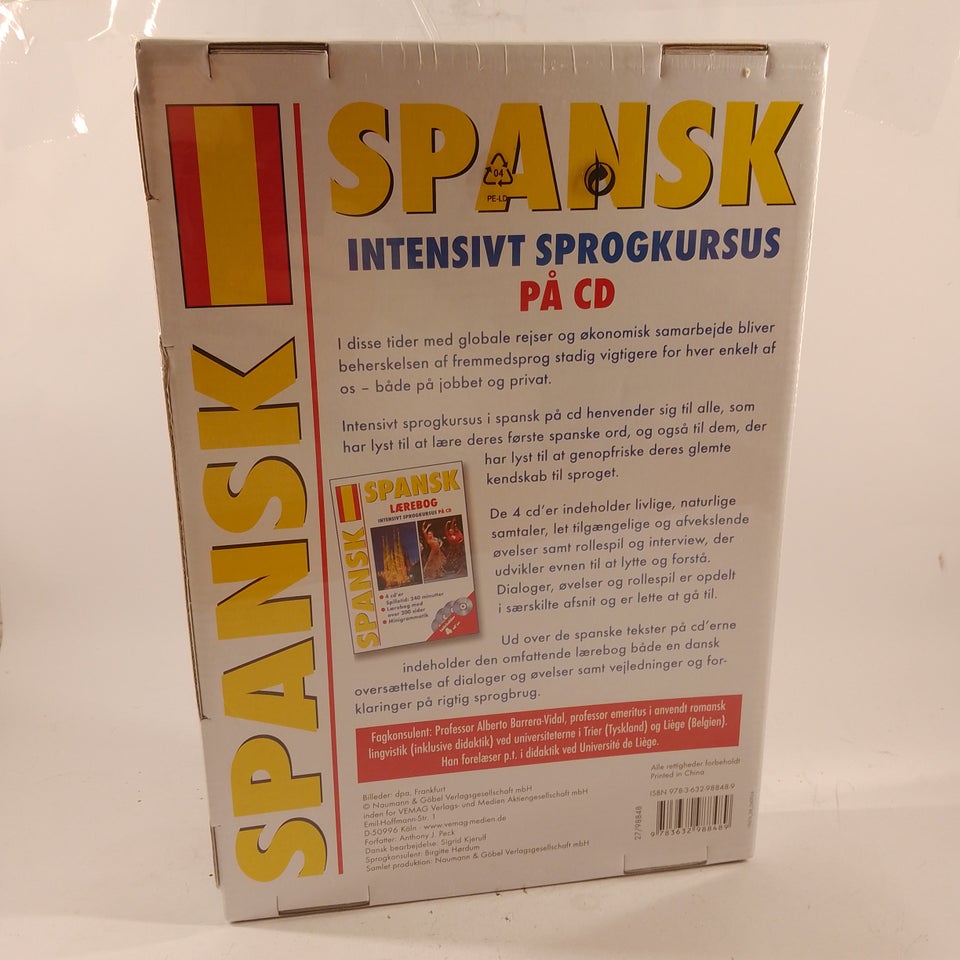 Spansk - intensivt sprogkursus, emne: sprog