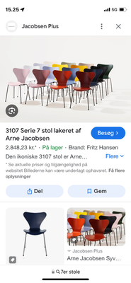 Arne Jacobsen, stol, Syveren - syver stole - 3107, Søger brugte 7er stole i træ, med og uden armlæn.