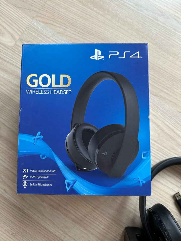 trådløse hovedtelefoner, Andet mærke, PS4 Gold Wireless