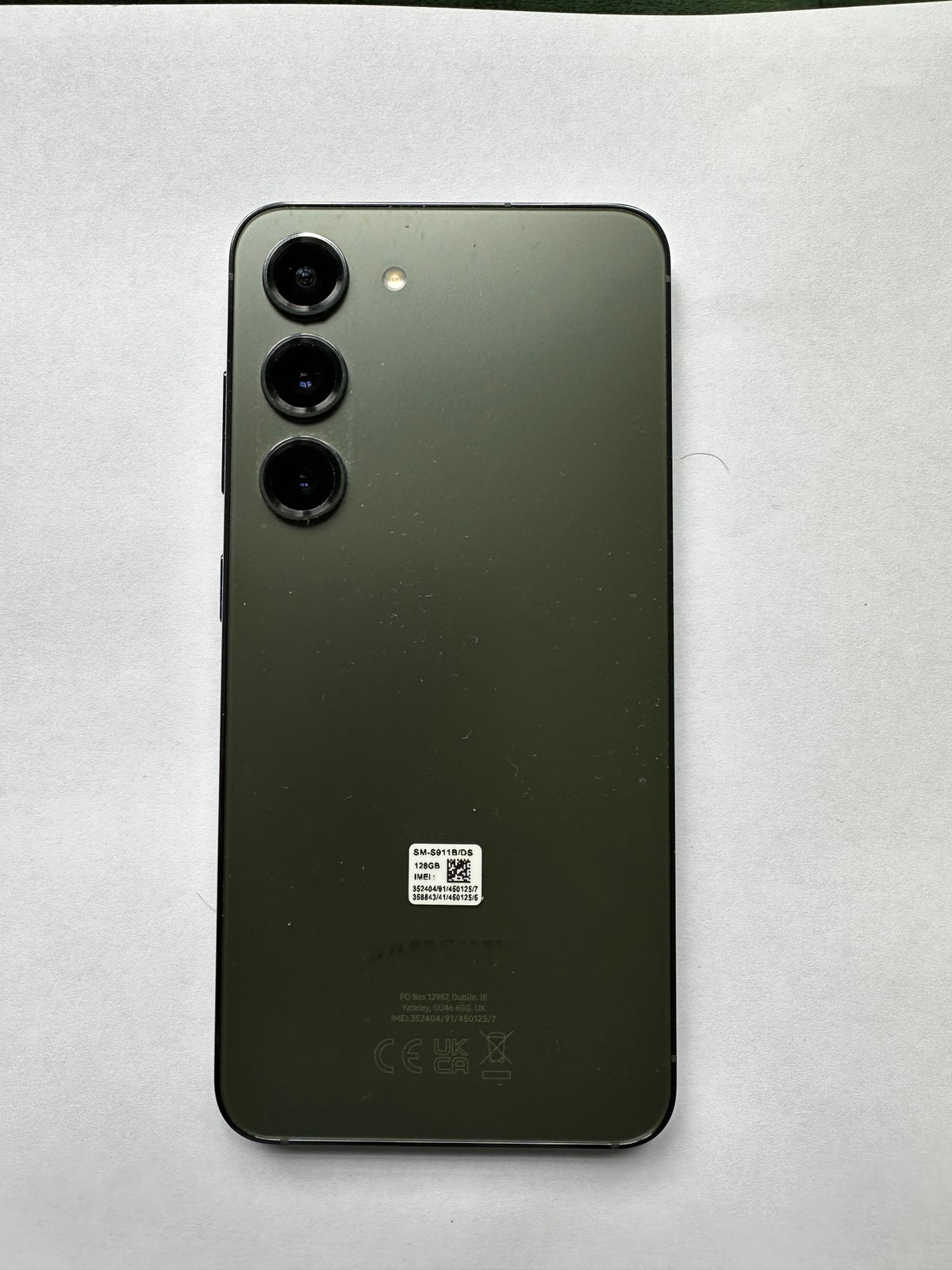 Samsung S23 Grøn, 128 , Perfekt