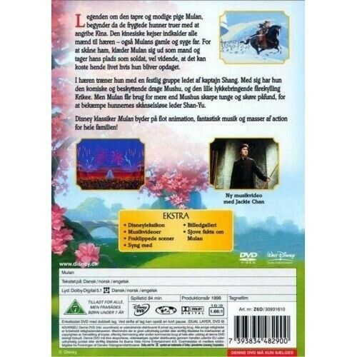 Mulan -(Walt Disney), instruktør Barry Cook - Tony