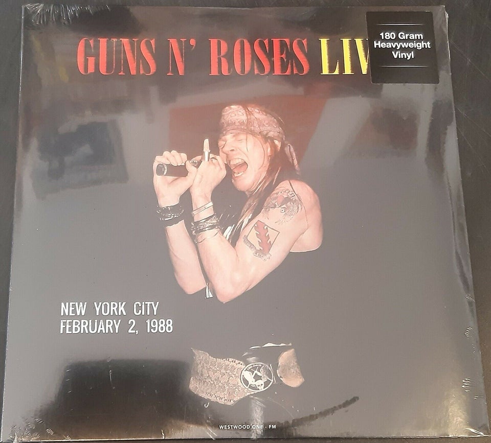 LP, Guns 'n' Roses, New York City live at The Ritz