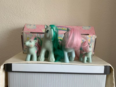 My Little Pony, Hasbro, Pæn Pony Familie fra 80’er. Afhentet