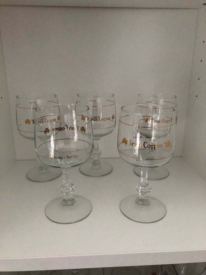 Glas, Irish Coffee glas i krystal, Ukendt