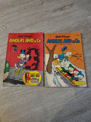Anders And, Walt Disney, Blad, Nr. 6 & 52 fra 1966

Sælges samlet