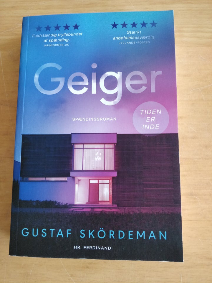 Geiger, Gustaf Skördeman, genre: krimi og spænding