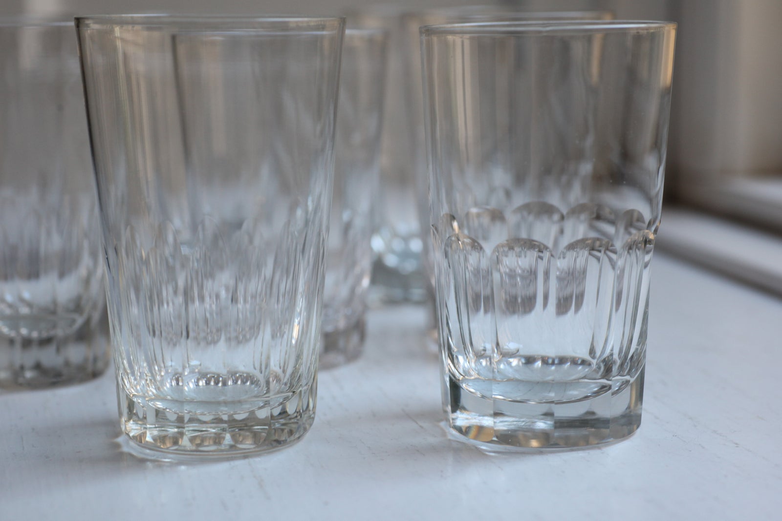 Krystal glas, Holmegaard, motiv: Ølglas vandglas