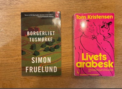 Billig skønlitteratur , Blandet , genre: roman, 30 kr. pr. stk. 3 for 75 kr.

Simon Fruelund - Borge