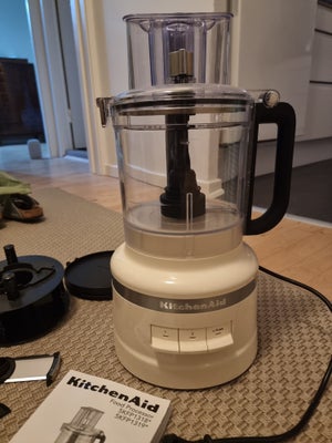 Kitchenaid Food porocessor, Kitchenaid, Smuk creme hvid, alle dele medfølger, 2 år gammel, brugt 2 g