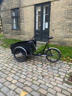 Ladcykel, Christiania Bikes, Christiania Cykel. Kører som en drøm. Har nyligt været til cykelhandler