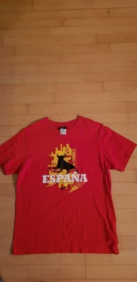 T-shirt, Nike, str. L,  Rød,  Bomuld,  Næsten som ny, Vintage Nike spansk spiller Fernando Torres fo