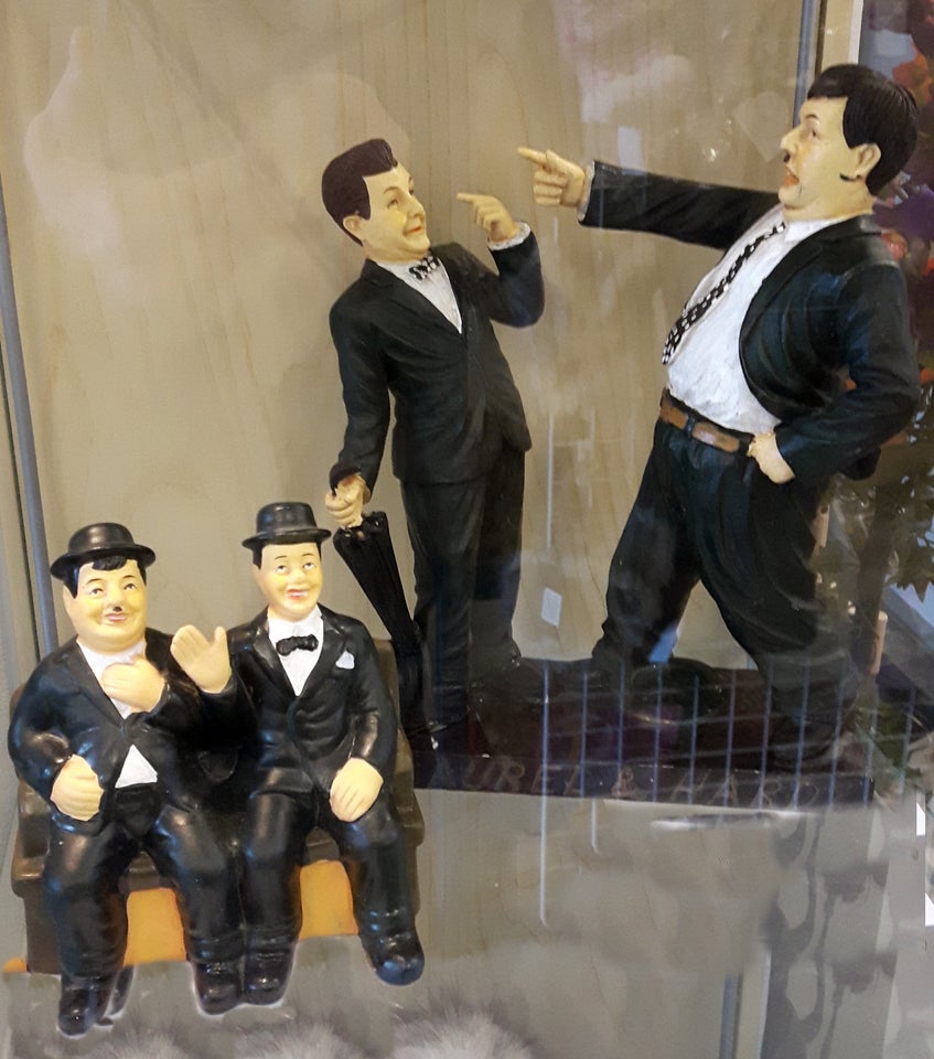 Samlefigurer, Gø og Gokke, Stand Laurel og Oliver Hardy