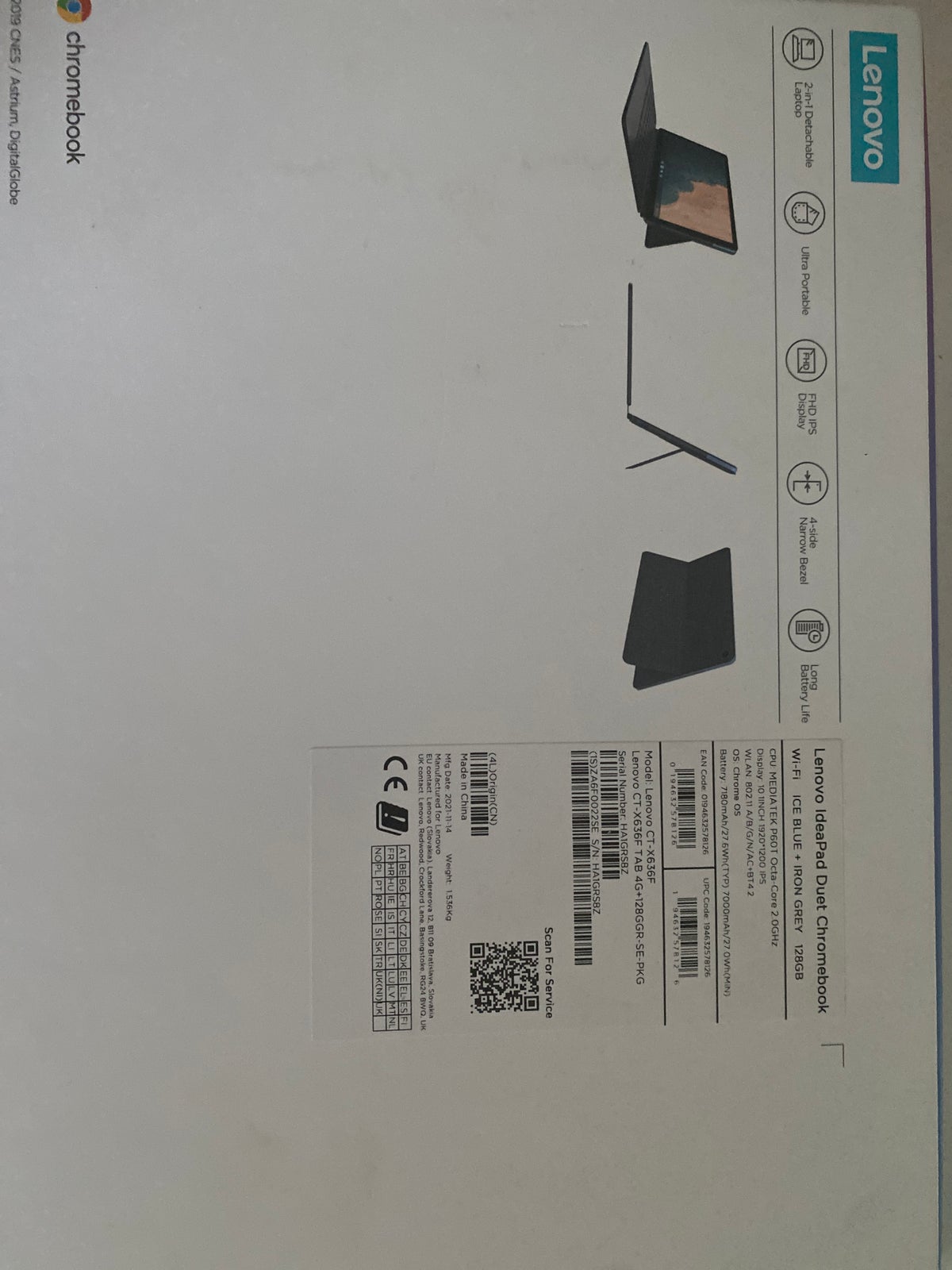 Lenovo, Lenovo IdeaPad Duet Chromebook (CT-X636F) , 10
