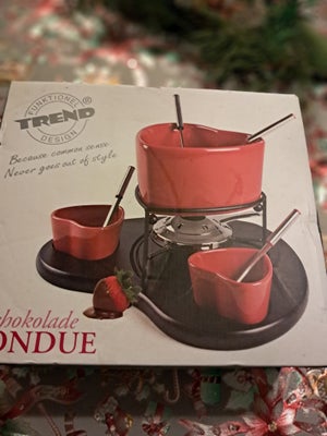 Fondue, Trend, Nyt  chokolade fondue  sæt