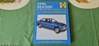 værkstedsmanual, Opel Rekord, Haynes Service and Repair