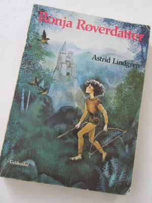 Ronja Røverdatter, Astrid Lindgren, Brugt med alnindelige brugsspor, Ejernavn i kuglepen på titelbla