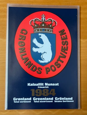 Grønland, postfrisk, Årsmapper (3 for 2), Frit valg 20,- pr. stk.

1984, 1985, 1986, 1987, 1988.

Kø