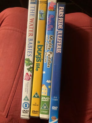 A bugs lige, instruktør Disney, DVD, familiefilm, Fire DVD. Alle fire for 20 kroner.