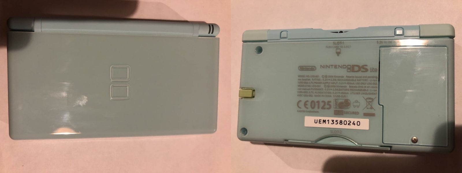 Nintendo DS Lite, + Pokemon Emerald + Pokemon Pearl, God
