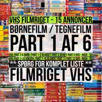 Børnefilm, VHS BØRN FILMRIGET PART 1 AF 6, instruktør 15