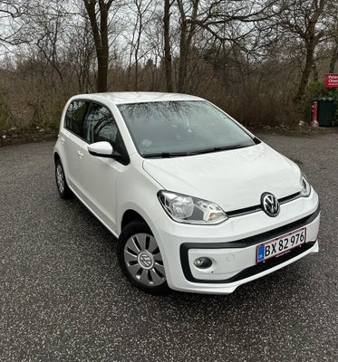 VW Up!, 1,0 MPi 60 Move Up! BMT, Benzin, 2018, km 69900, hvid, nysynet, aircondition, ABS, airbag, 5