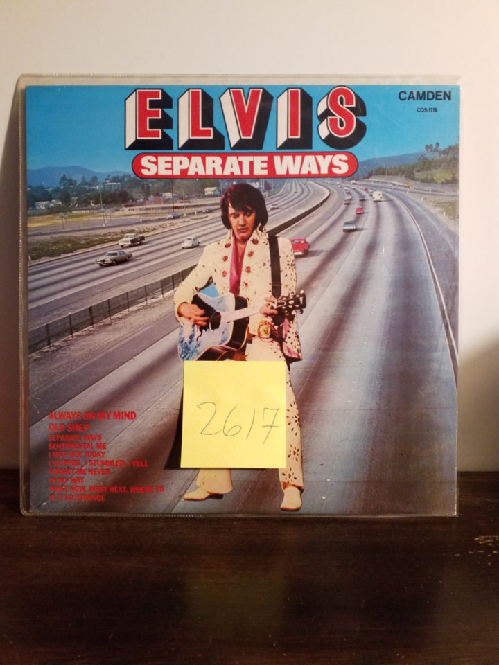 LP, ELVIS presley, SEPARATE WAYS