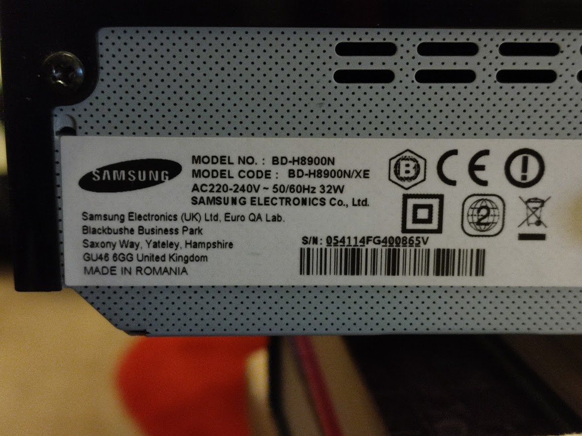 Samsung, H8900N, Harddisk/dvd-optager