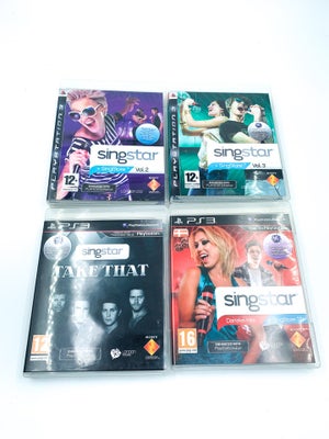 SingStar Spil PlayStation 3 - 75 kr. pr stk, PS3, Følgende Singstar spil sælges for 75 kr. pr stk

S