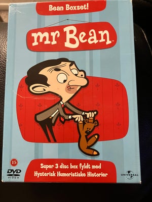 Mr Bean, DVD, tegnefilm, Boks med 3 dvd, i alt 24 film 