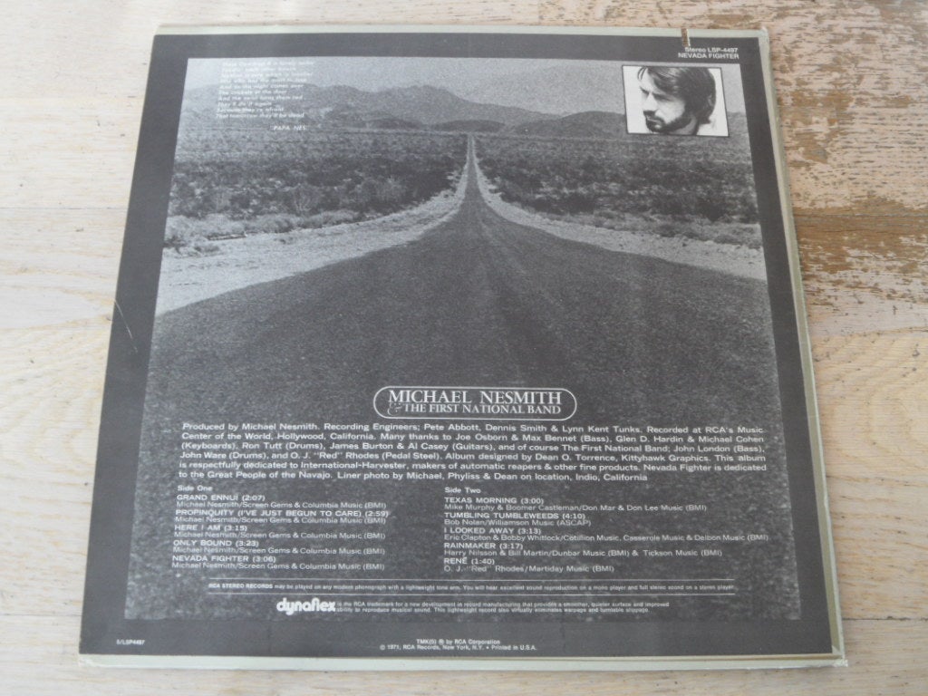 LP, MICHAEL NESMITH & THE FIRST NATIONAL BAND, NEVADA