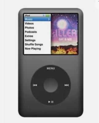 iPod, Classic, 80 GB, God, Med oplader
