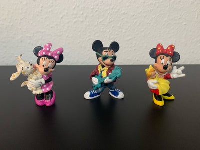 Samlefigurer, Figur samlefigur, Super flotte gamle og sjældne Disney figurer af Mickey Mouse og Minn
