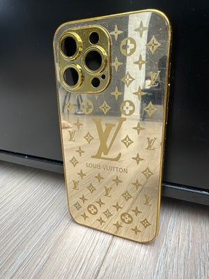 iPhone 14 Pro Max, 256 GB, guld, Rimelig, Louis Vuitton guld cover, der er ridser