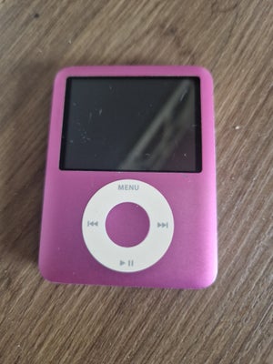 iPod, Nano 3 generation, 8 GB, Rimelig, Virker, men holder desværre ikke strøm.