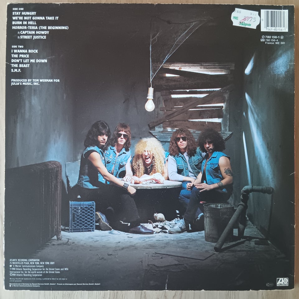 LP, Twisted sister, Stay hungry