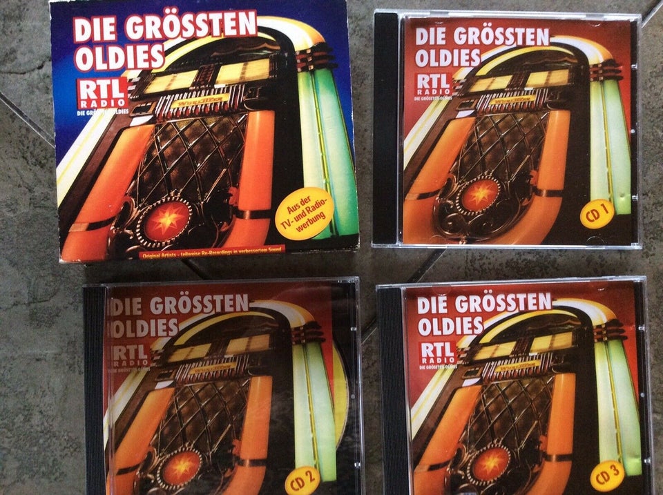 Forskellige: Die grössten oldies, RTL radio, andet