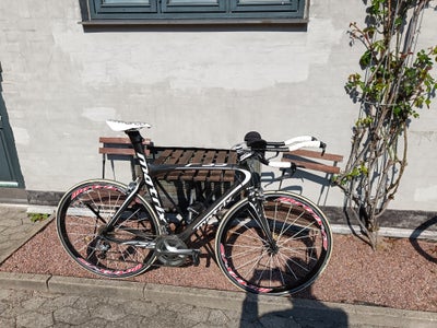 Triatloncykel, andet mærke Matrix F35, 56 cm stel, 20 gear, God begynder carbon tri-cykel str. M som