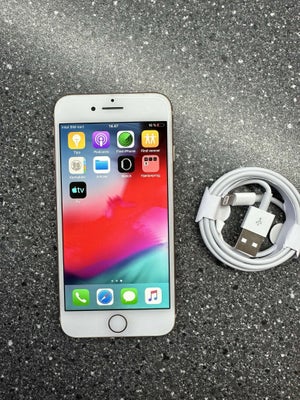 iPhone 8, 64 GB, pink, Rimelig, Virker fint uden problemer pæn i rammen revnet bagpå batteri 90% 