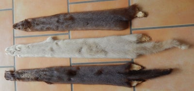 Andet, Minkskind, Minkskind, str. 69,64,72 cm,  brun og beige, 

Minkskind 3 stk sælges samlet. Det 